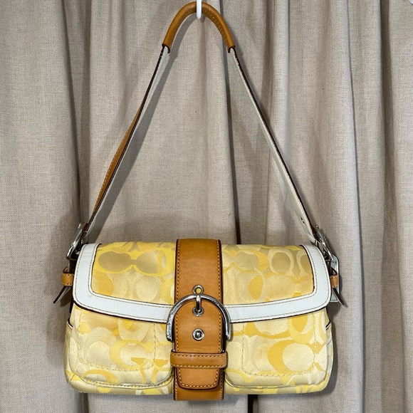 Coach Bags Vintage Yellow Coach Bag Poshmark